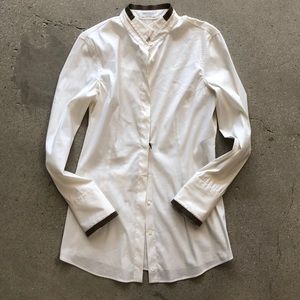 Brunello Cucinelli White Button Up